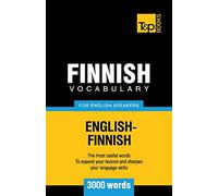Finnish vocabulary for English speakers - 3000 words