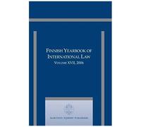 Finnish Yearbook Of International Law, Volume 17 (2006)