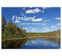 Finnland - Land der tausend Seen (Wandkalender 2026 DIN A2 quer), CALVENDO Monatskalender: Eine Reise in das östlichste Land Skandinaviens