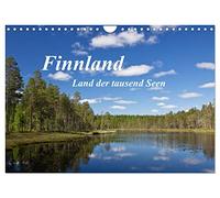 Finnland - Land der tausend Seen (Wandkalender 2026 DIN A4 quer), CALVENDO Monatskalender: Eine Reise in das östlichste Land Skandinaviens