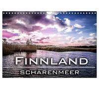 Finnland Schärenmeer (Wandkalender 2026 DIN A4 quer), CALVENDO Monatskalender: Die Südwestküste Finnlands ist die Heimat des Schärenmeers. Das ... mit hunderten Schären und Klippen durchsetzt.