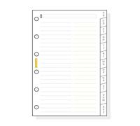 finocam 1124203 recharge d'indice alphabétique