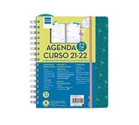 Finocam 533270722 - Agenda enseignant magistral 2021/2022 4°, 155 x 212, vue hebdomadaire, paysage élégant, espagnol
