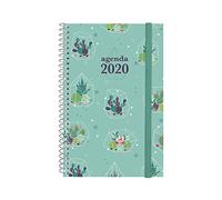 Finocam Agenda 2020 semainier paysage Spiral Design Collection Cactus espagnol