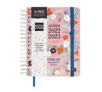 finocam Agenda 2022 2023 Vitae 16 mois Semaine Layout Horizontal Septembre 2022 - Dicembre 2023 (16 mois) Rose Italien