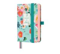 Finocam Agenda 2026 1 jour par page | Janvier à décembre (12 mois) | Agenda annuel 2026 avec élastique et 3 bandes pointues, couverture rigide, design minimal