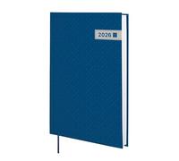 Finocam Agenda 2026 1 jour par page | janvier à décembre (12 mois) | Agenda annuel 2026 avec ruban à points, couverture rigide Porto, bleu, espagnol