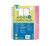 Finocam Agenda enseignant magistral personnalisable année 2025/2026 Vue horizontale Septembre 2025 - août 2026 (12 mois) Mandala espagnol