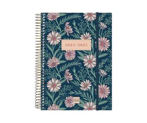 Finocam - Agenda Espiral 18 mois 2024-2025 2 jours par page Juillet 2024-Décembre 2025 (18 mois) Daisy International