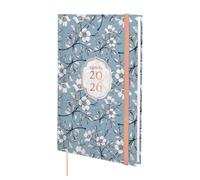 Finocam Agenda journalier 2026 avec vue verticale janvier-décembre (12 mois) | Agenda annuel 2026 | Couverture rigide rembourrée Berlin Coton
