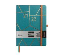 Finocam - Agenda minimum 18 mois 2021 2022 M5 - 140 x 190 Semaine vue paysage géométrique multilingue