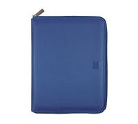 Finocam Agenda organiseur à fermeture éclair Clan 2026 semainier vertical janvier 2026 à décembre 2026 (12 mois) Bleu espagnol