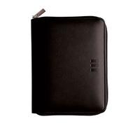 Finocam Agenda organiseur à fermeture éclair Clan 2026 semainier vertical janvier 2026 à décembre 2026 (12 mois) Noir espagnol