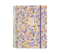 Finocam Girl International Agenda à spirale 18 mois 2025/2026 2 jours par page Juillet 2025 à décembre 2026 (18 mois)