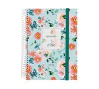 Finocam - Agenda Spirale 2026 1 Jour par Page | Janvier - Décembre 12 mois | Agenda annuel 2026 | Couverture en polypropylène Spirale Design Collection - Heure - Italien, Quotidien