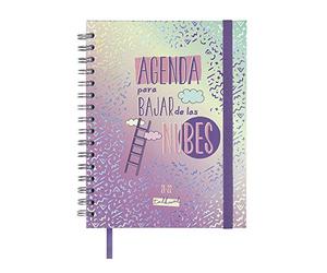 Finocam - Agenda Talkual 2021 2022 4o - 155 x 217 semainier paysage nuages rose espagnol