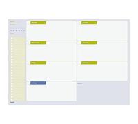 Finocam Bari Planner Non daté | Vue hebdomadaire horizontale · International