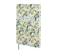 Finocam Botanic - Agenda 2026 avec vue verticale hebdomadaire, janvier à décembre (12 mois), couverture rigide Dynamic Porto Design, Botanic - Catalan