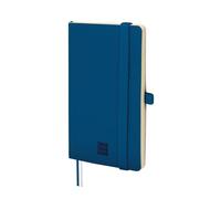 FINOCAM - Cahier Nexo Couverture Souple Uni Bleu marine| Petit Cahier à Feuilles Microperforées | Pochette et Passant pour stylo | 72 Feuilles, Idéal pour Écrire et Dessiner
