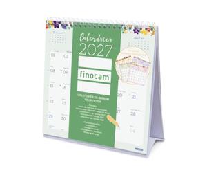 Finocam Calendrier de Bureau 2027 | Design · Langue: Français | Calendrier mensuel. Planning et Organisation. Idéal pour le travail, les études et la maison
