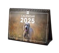 Finocam - Calendrier Images de Bureau International 2025 1 mois par page Janvier 2025 - Décembre 2025 (12 mois) Dogs International