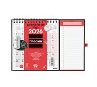 Finocam - Calendrier magnétique 2026 1 Mois par page Janvier - Décembre 2026 (12 mois) | Calendrier 2026 pour noter | Planificateur mensuel Neutre - Français