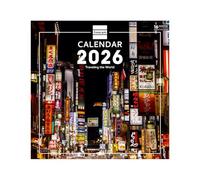 Finocam - Calendrier mural 2026 18 x 18 cm 1 Mois par page Janvier - Décembre 2026 + Sept.-Déc. 2025 (4 mois) réduits | Calendrier 2026 | Images Traveling - International