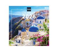 Finocam - Calendrier mural 2026 18 x 18 cm 1 Mois par page Janvier - Décembre 2026 + Sept.-Déc. 2025 (4 mois) réduits | Calendrier 2026 | Images Charming - International