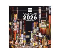 Finocam - Calendrier mural 2026 30 x 30 cm 1 Mois par page Janvier - Décembre 2026 + Sept.-Déc. 2025 (4 mois) réduits | Calendrier 2026 | Images Traveling - International