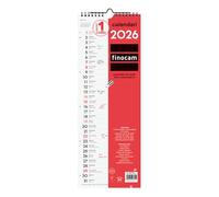 Finocam - Calendrier mural 2026 mois vue janvier - décembre (12 mois) | Calendrier 2026 à noter | Planificateur mensuel neutre catalan