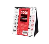 Finocam - Calendrier mural Gros Chiffres 2026 1 Mois par page Janvier - Décembre 2026 (12 mois) | Calendrier 2026 | Planificateur mensuel Neutre - Français