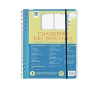 Cuaderno Del Docente A4 Con Apartados Especificos - [Livre en VO] Unknown (Auteur)