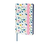 Finocam Fiona - Agenda 2026 semainier horizontal de janvier à décembre (12 mois) | Agenda annuel 2026 avec élastique et bande en pointillés | Couverture souple Flexi Joy - Fiona - Catalan