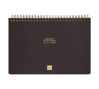 Finocam Haiku Planner semainier Non daté | Vue hebdomadaire verticale | Noir · International - Planner