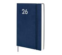 Finocam Mara Agenda 2026 1 jour par page avec couverture souple Mara Bleu catalan