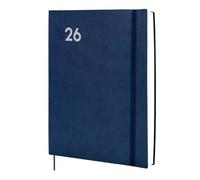 Finocam Mara Agenda 2026 1 jour par page avec couverture souple Mara Bleu espagnol (français non garanti)