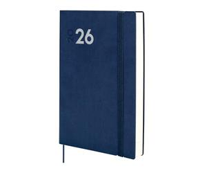 Finocam Mara Agenda 2026 1 jour par page avec couverture souple Mara Bleu espagnol (français non garanti)