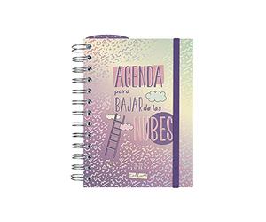 Finocam Organiseur 2021 2022 1 jour septembre 2021 août 2022 12 mois 8 120 x 169 Talkual Clouds Espagnol