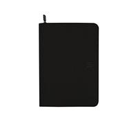 Finocam - Porte-documents A4 SERIE 00 - Noir | Porte-documents en polyester| Portfolio fermeture zippée - Passant pour stylo et compartiment pour tablette| Avec bloc-notes