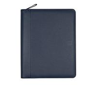 Finocam - Portfolio A4-210x297 mm Cuir Andrea avec Anneaux Bleu