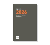 Finocam Recharge agenda 2026 semainier horizontal de janvier à décembre (12 mois) | Recharge annuelle plate P394 avec notes, téléphones et calendriers