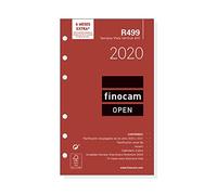 Finocam Recharge annuelle 2020 semaine vue verticale Open R499 espagnol