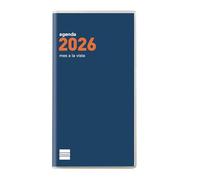Finocam Recharge annuelle classique 2026 1 jour par page janvier 2026 à décembre 2026 (12 mois), catalan