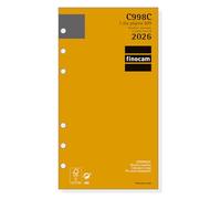 Finocam Recharge annuelle classique 2026 1 jour par page janvier 2026 à décembre 2026 (12 mois), catalan