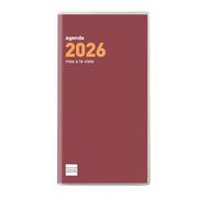 Finocam Recharge annuelle classique 2026 Vue horizontale hebdomadaire janvier 2026 à décembre 2026 (12 mois) Catalan