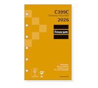 Finocam Recharge annuelle classique 2026 Vue horizontale hebdomadaire janvier 2026 à décembre 2026 (12 mois) Catalan