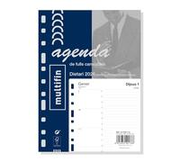 Finocam Recharge annuelle multifin 2026 1 jour par page janvier 2026 à décembre 2026 (12 mois), catalan