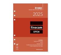 Finocam Recharge annuelle Open 2025 vue hebdomadaire horizontale janvier 2025 à décembre 2025 (12 mois) espagnol