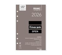 Finocam Recharge annuelle Open 2026 1 jour par page janvier 2026 à décembre 2026 (12 mois), catalan
