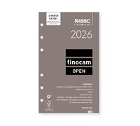 Finocam Recharge annuelle Open 2026 1 jour par page janvier 2026 à décembre 2026 (12 mois), catalan